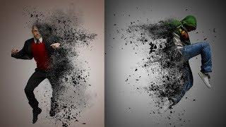 DISINTEGRATION effect Photoshop tutorial. Marvel Avengers Infinity Wars effect