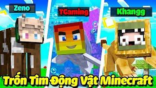 MINI GAME : TRÒ CHƠI TRỐN TÌM ĐỘNG VẬT ** NOOB BIẾN THÀNH CON VẬT KHÔNG AI TÌM THẤY ĐƯỢC ??