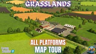 GRASSLANDS - Map Tour - Farming Simulator 22