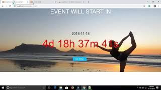 How to make countdown timer using JS and PHP | Create Dynamic timer
