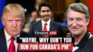 Trump vs Trudeau LIVE: US President-elect Trump Supports Hockey Icon over Trudeau | Canada Elections