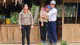 17-year-old girl harvests radishes and installs electricity in a bamboo house. cruel mother-in-law