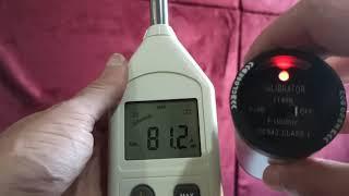 Sound Level Meter and Sound Calibrator