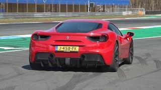 Ferrari 488 GTB with Novitec Exhaust - Accelerations & FLY BY's!