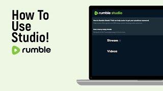 How to Use Rumble Studio [easy]