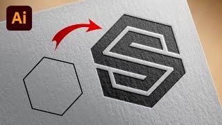 Design Your Logo By Using Shape Builder Tool In Illustrator || S Name Logo Design in illustrator