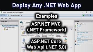 How to Publish & Locally Deploy .NET Framework / .NET Core Web Apps