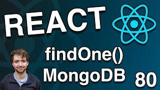 MongoDB findOne by ObjectID - React Tutorial 80