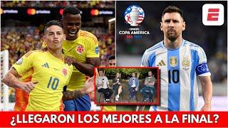 ARGENTINA VS COLOMBIA. Lista LA FINAL DE COPA AMÉRICA 2024. MESSI VS JAMES RODRÍGUEZ | Exclusivos