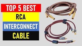 Top 5 Best RCA Interconnect Cable in 2024