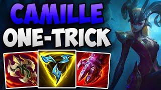 CHALLENGER CAMILLE ONE-TRICK DOMINATES TOP LANE! | CHALLENGER CAMILLE TOP GAMEPLAY | Patch 14.10 S14