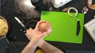 Life Hack - how To Cut an Onion in One Minute!