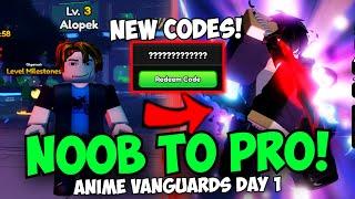 [New Codes] Noob to Pro in Anime Vanguards! Getting FIRST MYTHIC SUNG JIN WOO!