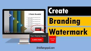 How to Add Branding Watermark on YouTube Videos (with PowerPoint)