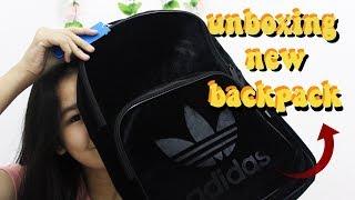 Unboxing ADIDAS VELVET Backpack!!