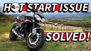 Street Triple 675 - Hot start issue FIXED!