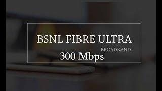 BSNL FTTH PLAN "FIBRE ULTRA 300Mbps" Speed Test