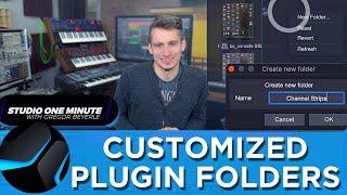 Organize your Plugins in Folders! #StudioOneMinute