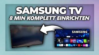 Samsung Fernseher komplett einrichten - Erstinstallation 2025