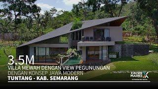 Villa Mewah dengan Oase Keindahan Alam Konsep Bangunan Jawa Modern || Villa Panarama Tuntang