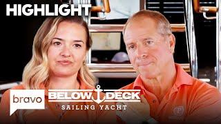 The Charter Guests Want A Word With Captain Glenn | Below Deck Sailing Yacht (S5 E12) | Bravo