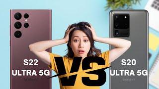 SAMSUNG GALAXY S22 ULTRA 5G VS SAMSUNG GALAXY S20 ULTRA 5G FULL COMPARISON