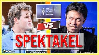 Taktisches Spektakel zwischen Carlsen und Nakamura!