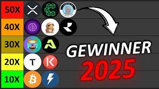 Ranking der Besten Altcoins.... 5X bis 50X für 2025! | Preisprognose