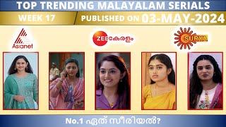Top Trending Malayalam Serials Of This Week | TRP Of this Week Malayalam|Asianet | Zee Keralam|Surya
