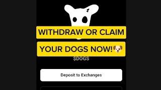 How to Withdraw or Claim your DOGS at Zero fee || How to withdraw to Bybit #dogs #bybit #withdraw