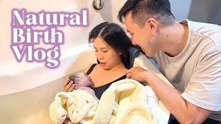 MY RAW & REAL BIRTH VLOG | Positive Labour & Delivery Water Birth (natural & unmedicated)