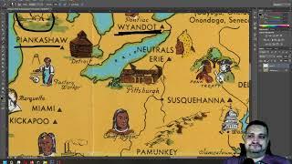 Native American Tribes of the United States Illustrated Map Tour | ASMR soft spoken | ASMR MAPS