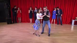 Elena Gorbacheva & Alexey Solynin at Open Strictly Balboa Finals. Tantsklass Cup 2018