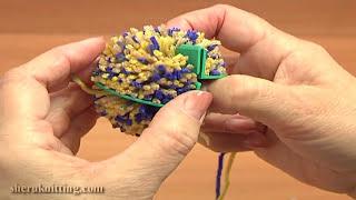 Yarn Pompom Making Tutorial 12 Method 5 of 8 Using Pompom Makers