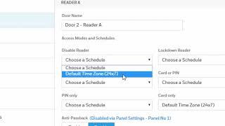 How to Disable a Reader on a NetAXS Panel Using the Web Interface