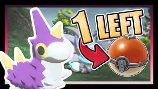 Find FIVE SHINIES, use ONE POKEBALL ONLY. Pokemon Legends Arceus Shiny Hunting Challenge