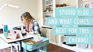 ILLUSTRATOR'S STUDIO VLOG | What's next for this channel?