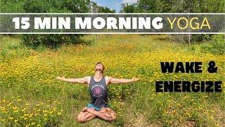 Morning Yoga | Wake and Energize | 15 Minute Yoga Flow with David O Yoga