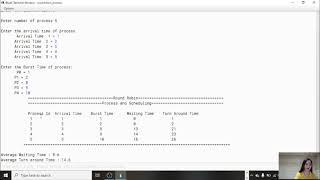 Round Robin process scheduling