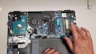 Dell Latitude 3490 Disassembly RAM SSD Hard Drive Upgrade Repair