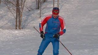 На первенстве Сибири по лыжным гонкам бийчанин взял 3 серебра (19.02.18г., Бийское телевидение)