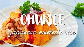 EASY Omurice Recipe (オムライス) How to Make Japanese Omelette Rice