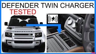 Land Rover Defender L663 Twin Wireless Phone Charger Test + Demo