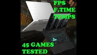 ASUS TUF Dash F15 // RTX 3060 // i7-11370H -//16GB // 45 Games Tested!!!