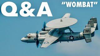 Live Q&A with Former E-2C & F/A-18C Pilot | T.R. Matson aka "Wombat"