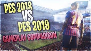 [TTB] PES 2019 vs PES 2018 - Gameplay Comparison! - Comparing Superstar Difficulty