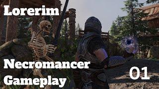 Lorerim (Skyrim) Necromancer Build Start