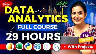 Data Analytics FULL Course for Beginners to Pro in 29 HOURS - 2025 Edition