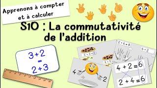 Addition : la commutativité - Calcul rapide CP - Mathématiques CP