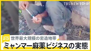 「薬なしでは生きられない」ミャンマー麻薬ビジネスの実態　周辺国に密輸増加･･･日本は“魅力的な市場”【news23】｜TBS NEWS DIG